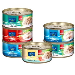 PACIFIC GOLD TUNA CHUNK IN VEGETABLE OIL 165G