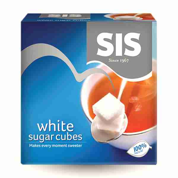 SIS White Sugar Cubes - 454g